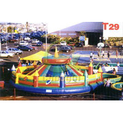 outdoor inflatable amusement park
